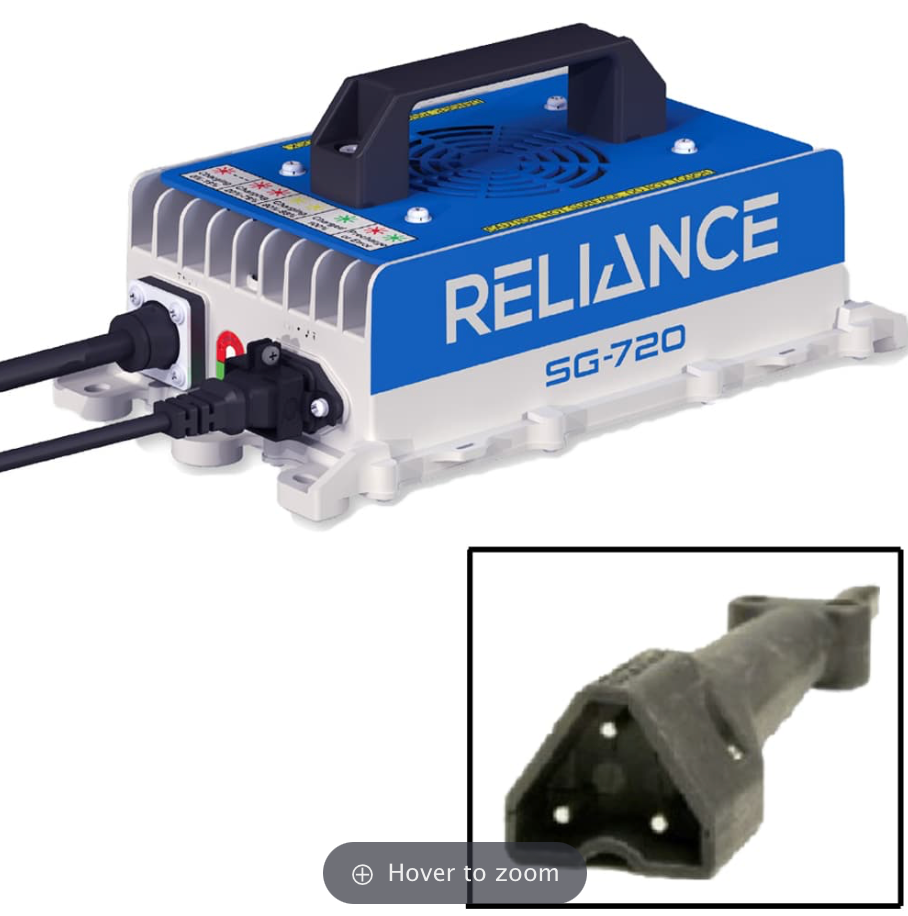 RELIANCE™ EZGO RXV/TXT/Express SG-720 High Frequency Industrial Charger - 48v 3-Pin Paddle